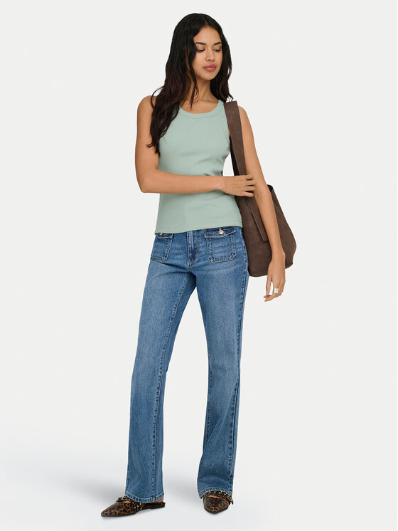 ONLY ONLY Top Val 2-Way 15371705 Zelena Slim Fit