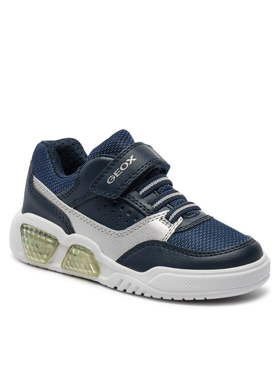 Geox Sneakersy Geox J Illuminus Boy J45GVC 0BU11 C0673 S Tmavomodrá