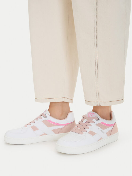Guess Sneakersy Guess FLPNM2 ELE12 Bílá