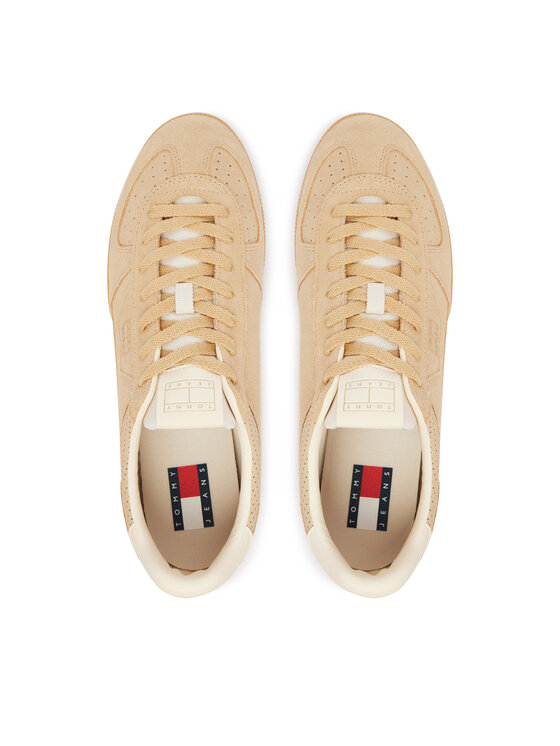 Tommy Jeans Superge Tommy Jeans The Greenwich Edge Suede EM0EM01732 Svetlo bež