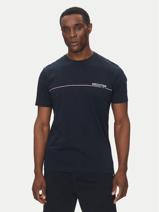 Hechter Paris Hechter Paris T-shirt 75008 151919 Blu scuro Regular Fit