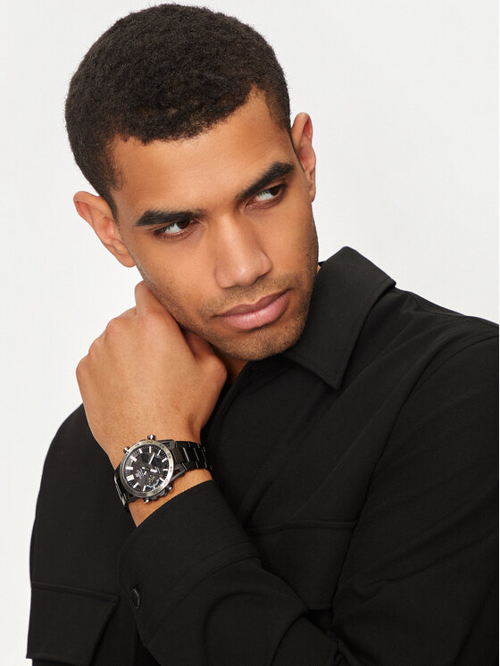 Casio Pulkstenis Casio Ediffice Bluetooth Sospensione Solar ECB-2000DD-1AEF Melns