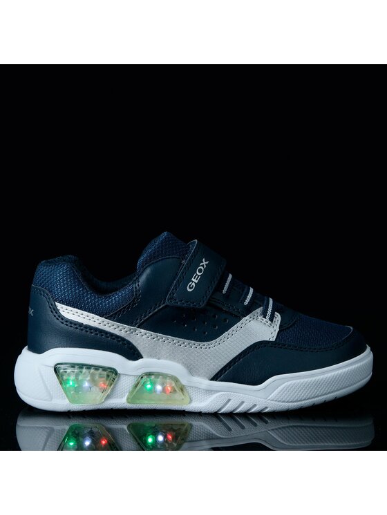 Geox Laisvalaikio batai Geox J Illuminus Boy J45GVC 0BU11 C0673 S Tamsiai mėlyna
