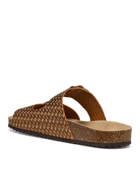 Geox Natikači Geox D Brionia D35LSL 00047 C6008 Rjava