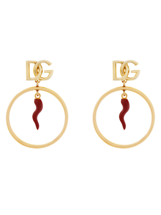 Dolce&Gabbana Сережки Dolce&Gabbana WEQ6C7 W1111 Золотий