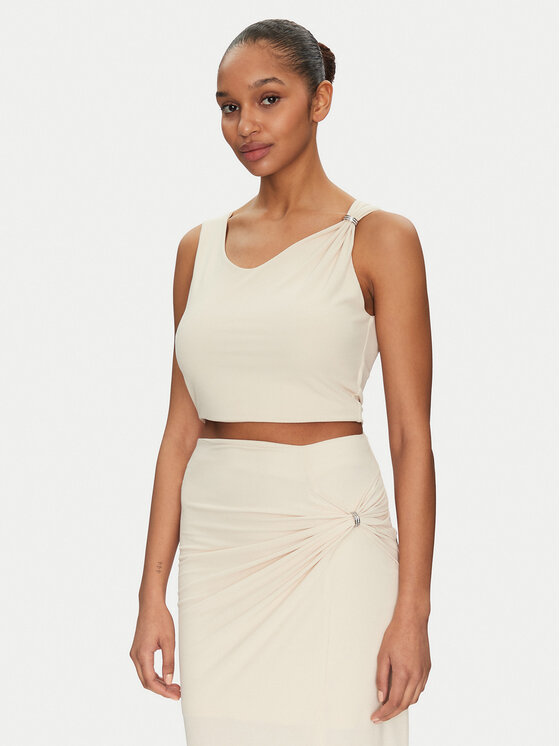 Guess Guess Топ W5GP22 KAQL2 Бежевий Regular Fit