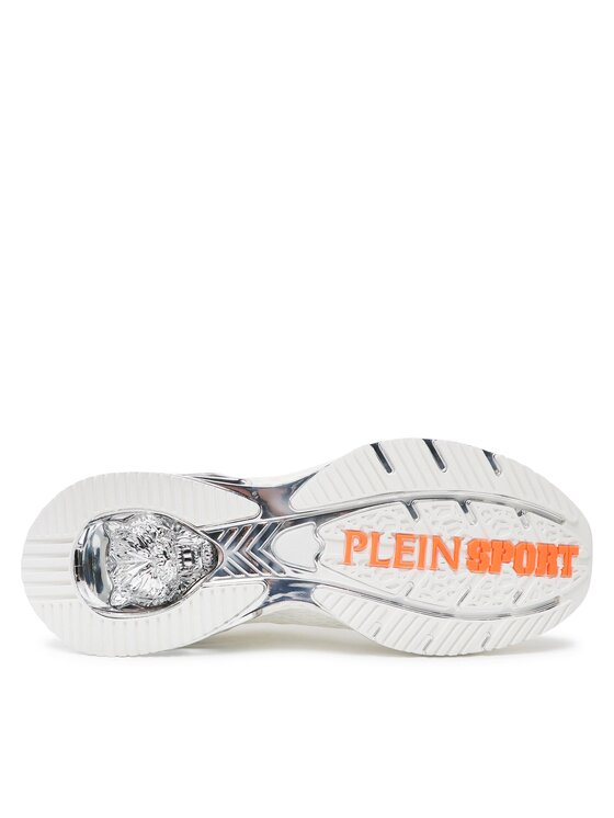 Plein Sport Sneakersy Plein Sport The Scratch FABS USC0335 PTE003N Biela