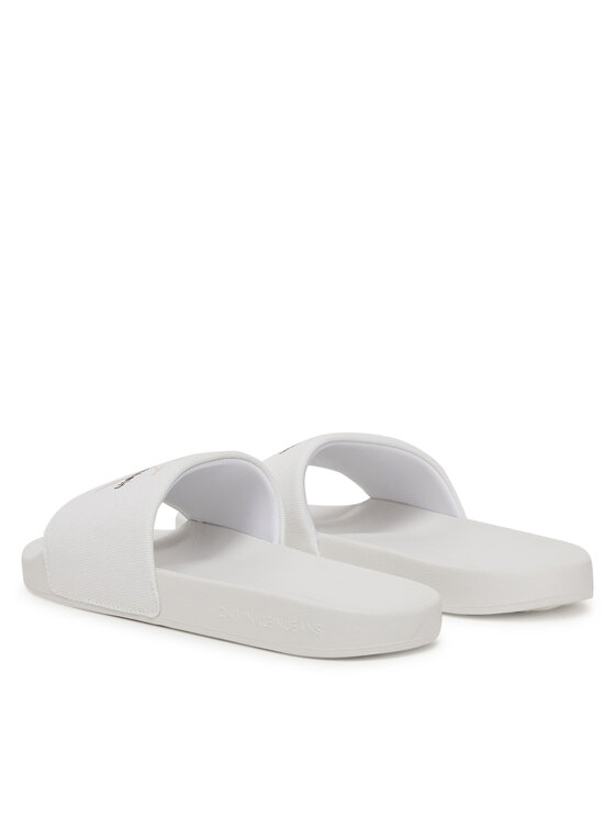 Calvin Klein Jeans Nazouváky Calvin Klein Jeans Slide Monogram Wn Logo Ck YW0YW01967 Bílá