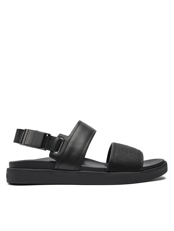Calvin Klein Sandály Calvin Klein Back Strap Sandal Jaq Mono Ip HM0HM01421 Černá