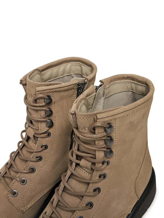 Calvin Klein Šnurovacia obuv Calvin Klein HM0HM01576 Béžová