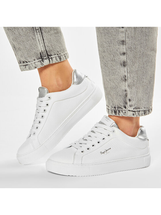 Pepe Jeans Снікерcи Pepe Jeans Adams Lamu PLS30959 Білий