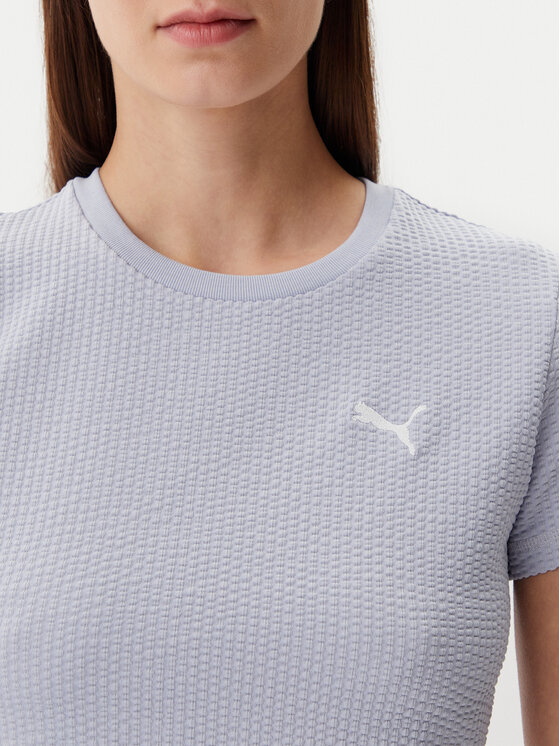 Puma Puma T-shirt Dare To 629806 Celeste Slim Fit