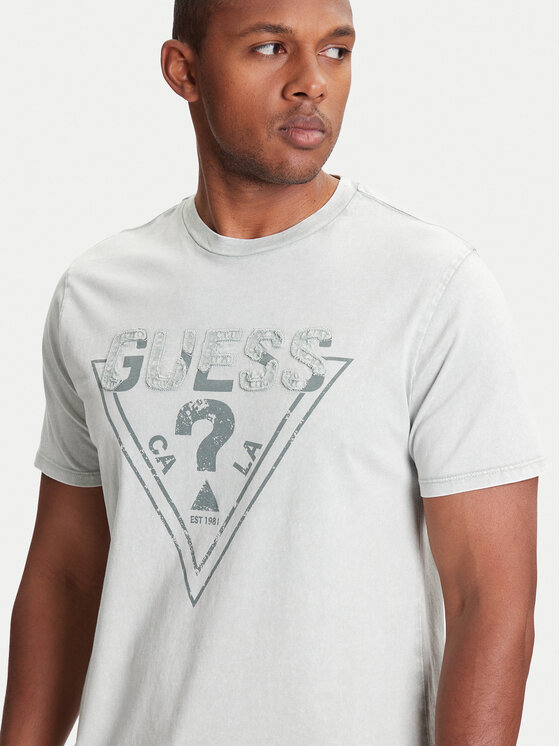 Guess Guess Футболка M5YI42 KBW41 Зелений Regular Fit