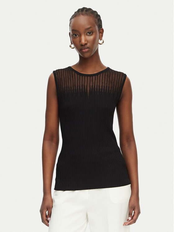 Rinascimento Rinascimento Top CFM0012239003 Negro Slim Fit