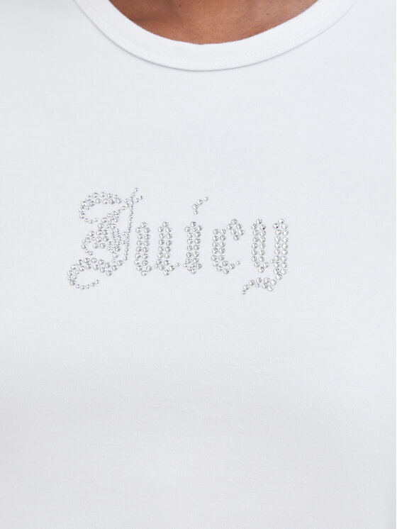 Juicy Couture Juicy Couture Camiseta JCWCT226326 Blanco Slim Fit