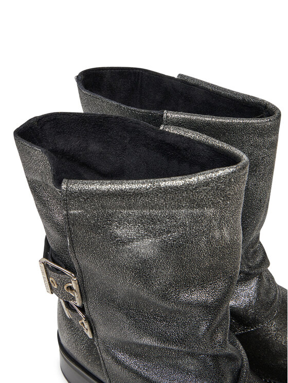 Steve Madden Polokozačky Steve Madden Bonfire SM11003415 Stříbrná