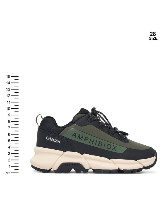 Geox Sneakersy Geox J Flexyper Plus Boy B Abx J46LCC 0FU50 C0498 M Zielony ciemny