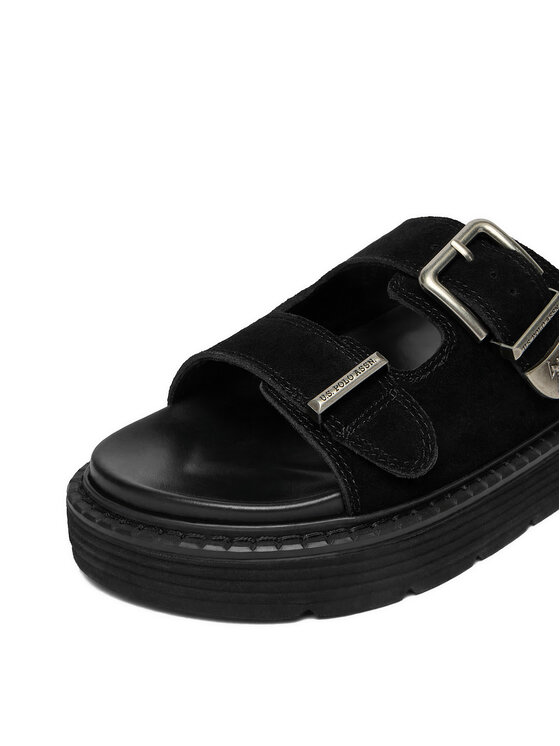 U.S. Polo Assn. Шльопанці U.S. Polo Assn. EO-TANIA001W/6S1 Чорний
