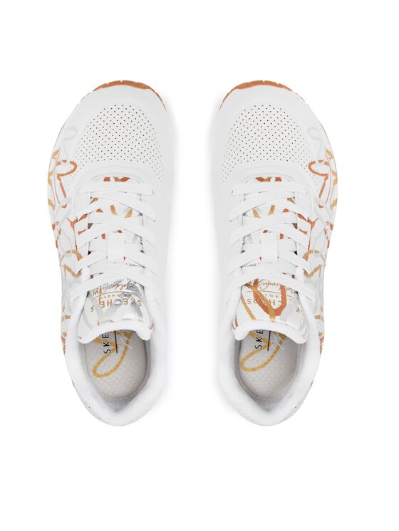 Skechers Снікерcи Skechers Uno Metallic Love 155523/WTGD Білий