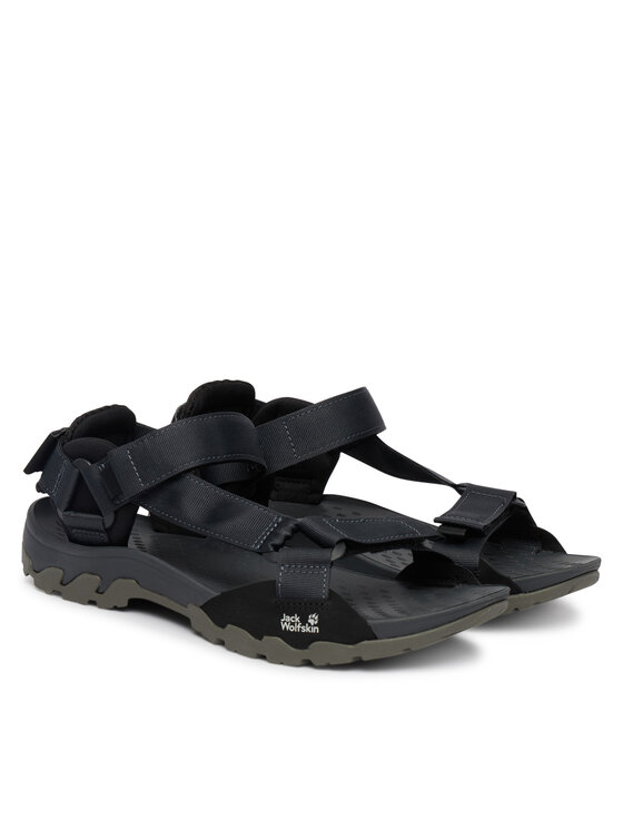 Jack Wolfskin Босоніжки Jack Wolfskin Ridge A65590 Чорний