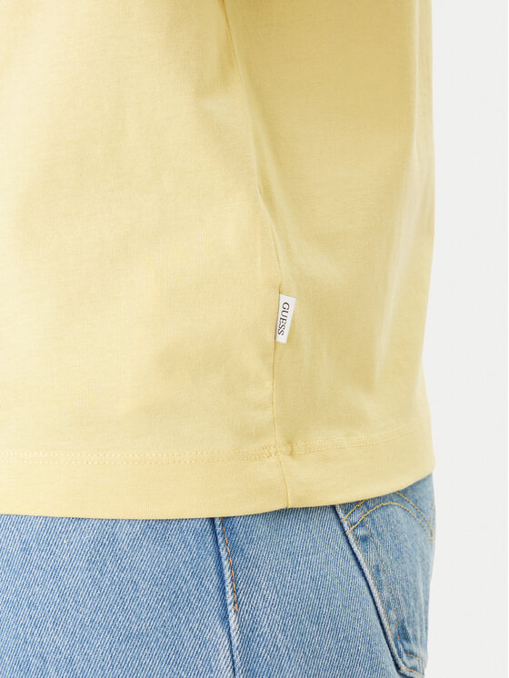 Guess Jeans Guess Jeans Marškinėliai M6RI45 K8HM0 Geltona Oversize