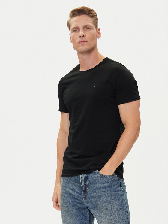 Tommy Jeans Tommy Jeans Camiseta DM0DM04411 Negro Slim Fit