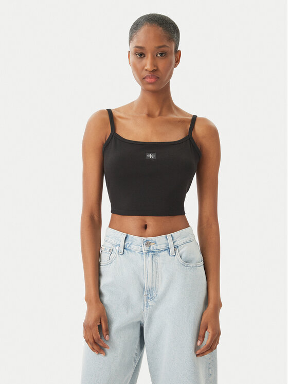 Calvin Klein Jeans Calvin Klein Jeans Top LV047F221G Negro Slim Fit
