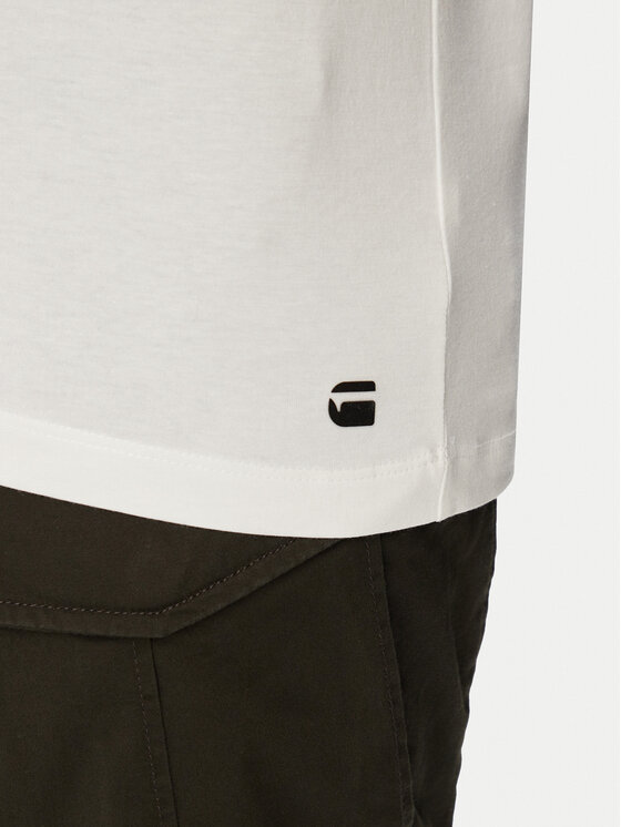 G-Star G-Star Raw Conjunto de camisetas D29456 01 Blanco Regular Fit