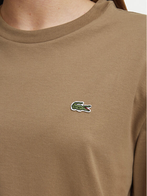 Lacoste Lacoste Camiseta TF7215 Marrón claro Regular Fit