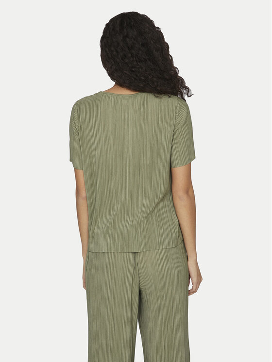 Vila Vila Футболка Plisa 14089481 Зелений Regular Fit