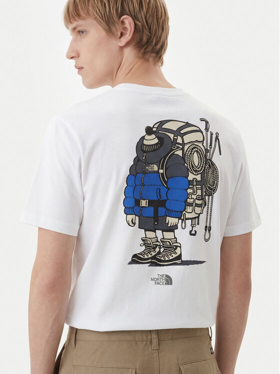 The North Face The North Face Camiseta NF0A8JB4 Blanco Relaxed Fit