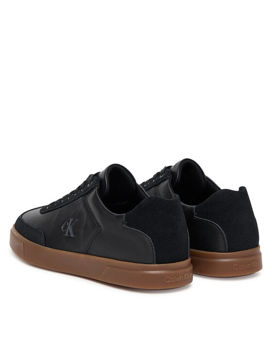 Calvin Klein Sneakersy Calvin Klein Low Pro Cups Lth Mix Mg HW0HW02825 Čierna