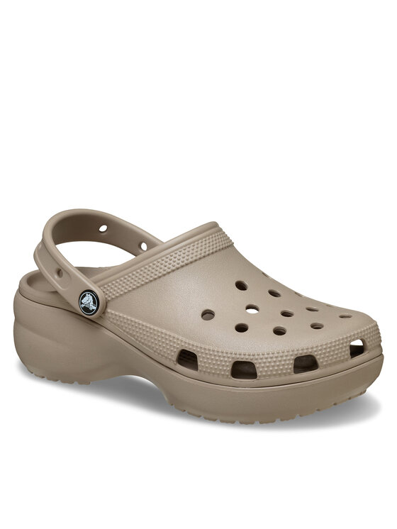 Crocs Iešļūcenes Crocs Classic Platform Clog 206750 Bēšs