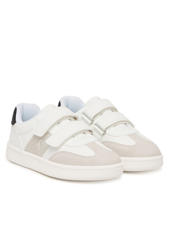 Calvin Klein Sneakersy Calvin Klein Low Cut Velcro V1X9-83277-1269 S Biela