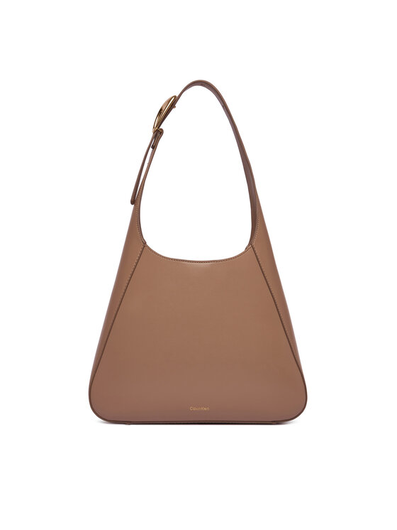 Calvin Klein Rankinė Calvin Klein Hardware Adj Strap Medium Bag LV04F3402G Smėlio