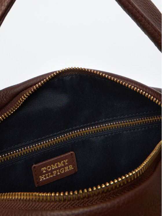 Tommy Hilfiger Rankinė Tommy Hilfiger City Leather Shoulder Bag AW0AW18152 Ruda