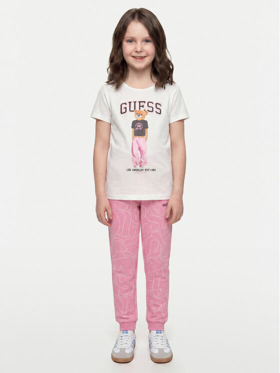 Guess Guess Majica J6YI08 K3710 Bela Regular Fit