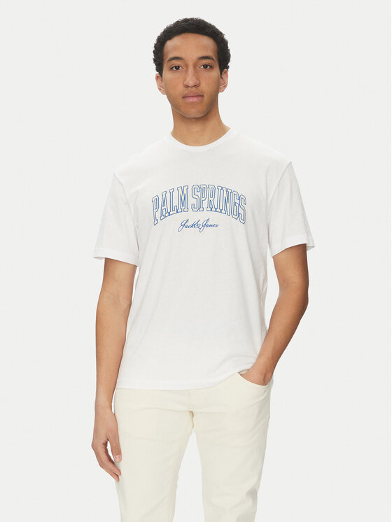 Jack & Jones Jack & Jones Футболка Detroit 12268441 Білий Relaxed Fit