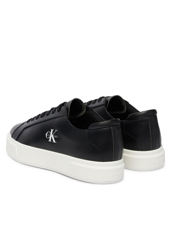 Calvin Klein Sneakers Calvin Klein Basket Cupsole Laceup Lth Ml YM0YM01460 Nero