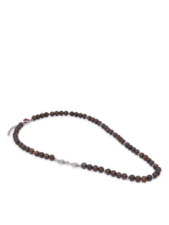 HUGO Collana HUGO E-BEADS5-NEC 50566265 Marrone