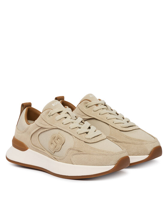 BOSS Снікерcи BOSS B Icon Runn 50563381 Бежевий