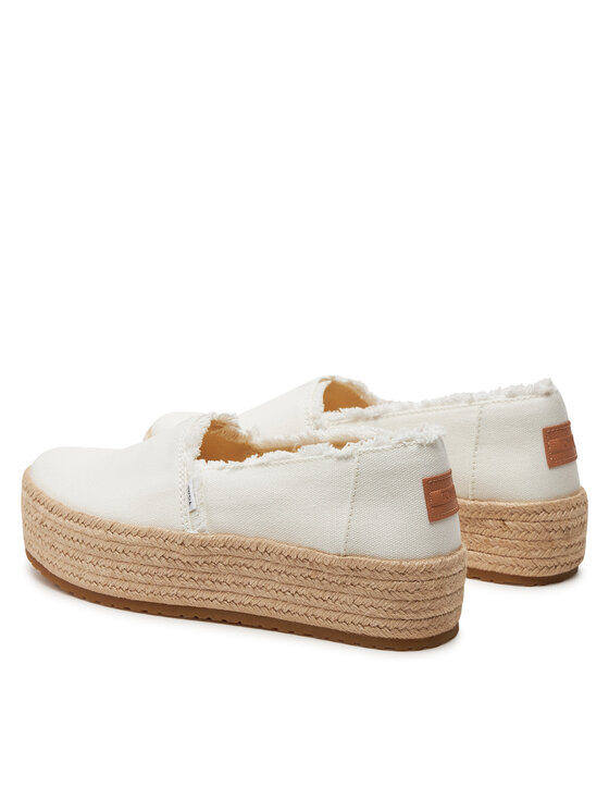 Toms Еспадрильї Toms Valencia 10019820 Білий