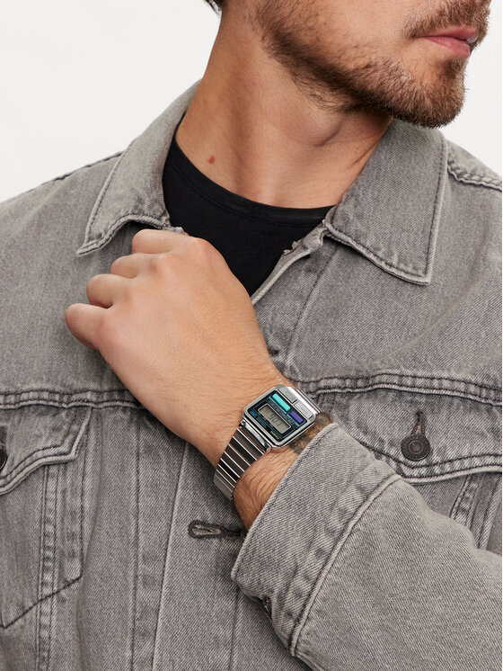 Casio Orologio Casio Vintage 80s A120WE-1AEF Argento