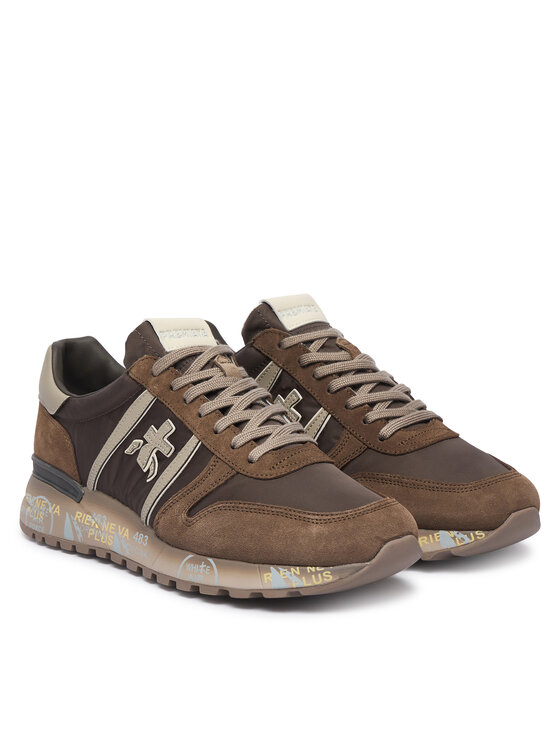 Premiata Sneakersy Premiata Lander Var 8410 Hnedá
