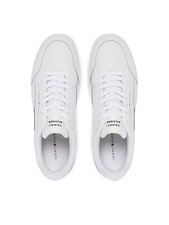 Tommy Hilfiger Superge Tommy Hilfiger Th Basket Core Stripes FM0FM05631 Bela