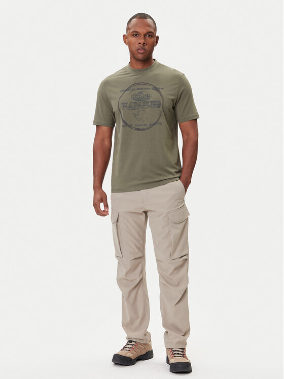 Napapijri Napapijri Camiseta S-Bald NP0A88SF Verde Regular Fit