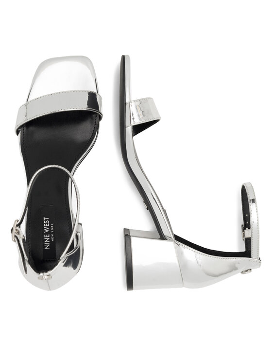 Nine West Sandále Nine West ERMINA FF-2308 Strieborná