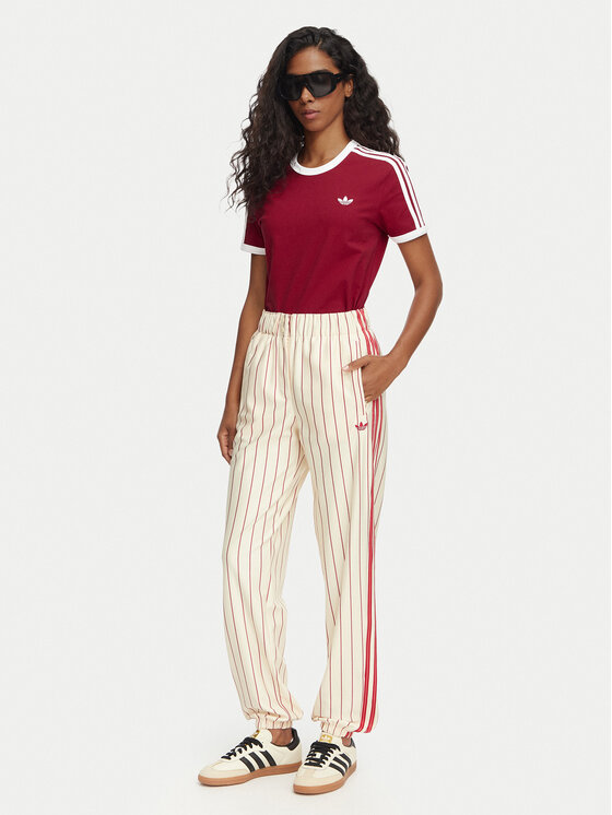 adidas adidas Camiseta 3-Stripes Slim KS4779 Rojo Regular Fit