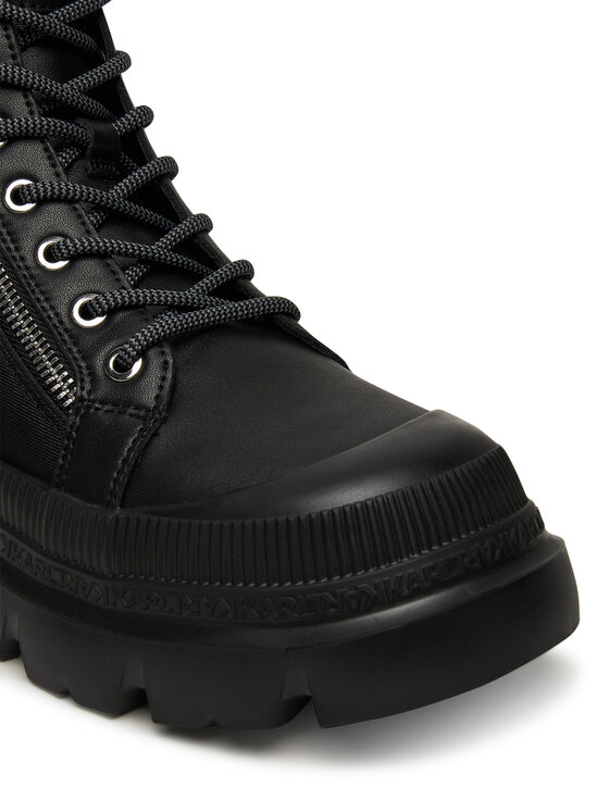 KARL LAGERFELD Trapper stila apavi KARL LAGERFELD KL43543 Melns