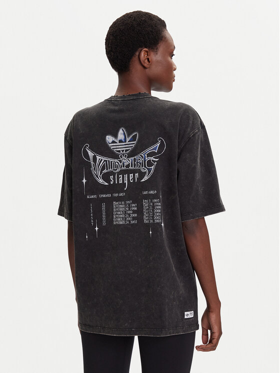 adidas adidas Marškinėliai 20th Century Fox Disney JW0154 Juoda Oversize